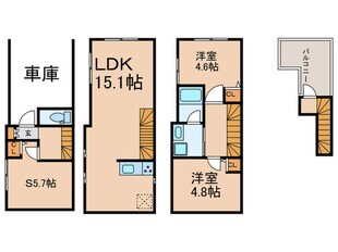 Kolet千駄木の物件間取画像